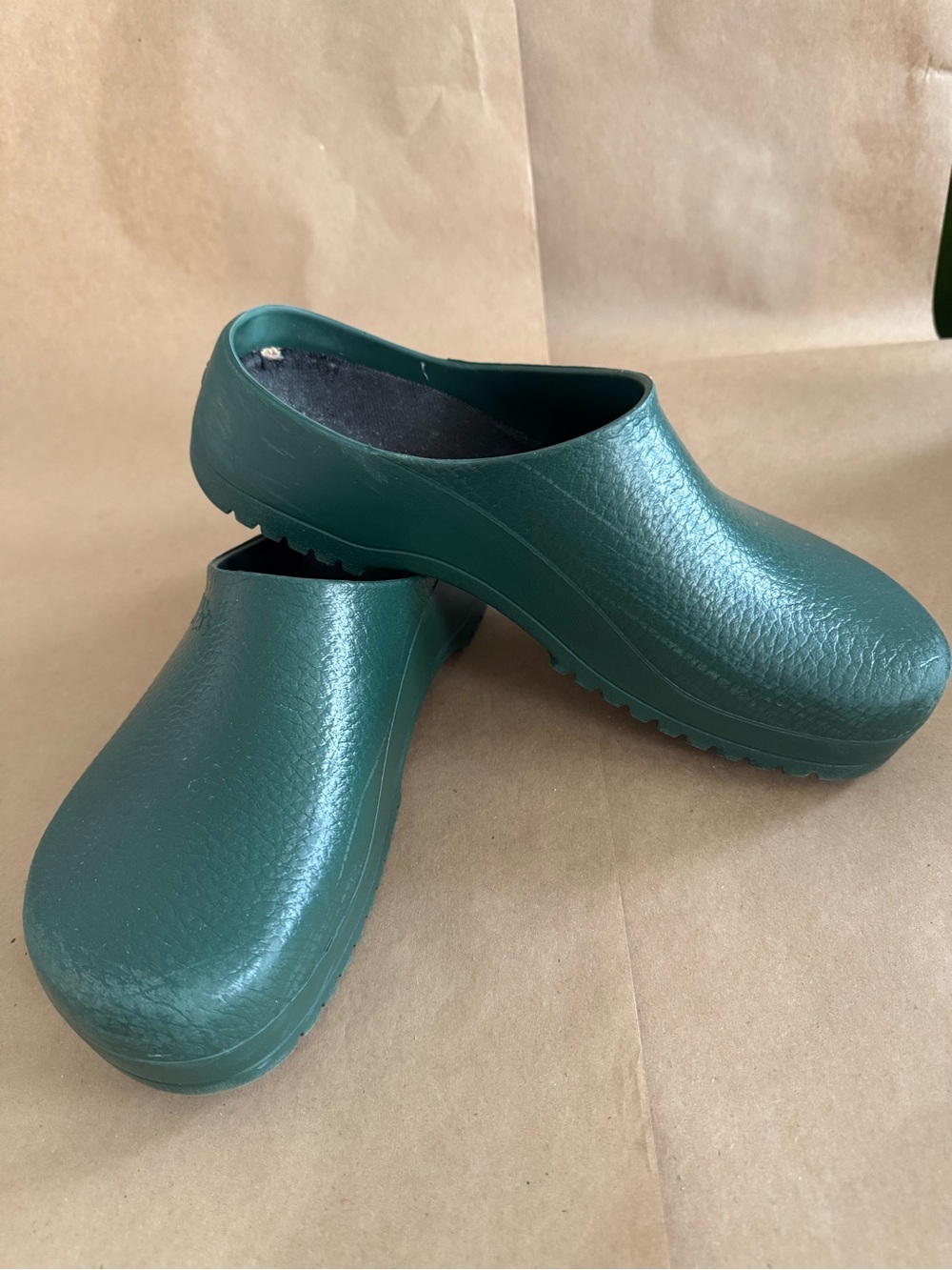 Birkenstock Green Slip-On Clogs